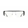 Okulary przeciwsłoneczne Victoria Beckham VB250S5913001 damskie, kwadratowe oversize - czarna oprawka, szare gradientowe szkła 59mm