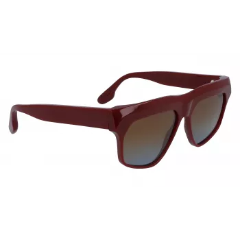 Okulary przeciwsłoneczne Victoria Beckham VB603S-604 dla kobiet - kwadratowa, oversize'owa oprawka acetatowa 56/15/145 mm