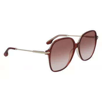 Victoria Beckham VB613S-607 Damskie Okulary Przeciwsłoneczne Kocie Oko - Hawana/Brązowy Gradient 59mm