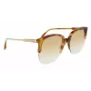 Victoria Beckham VB617S-222 Oversize Okulary Przeciwsłoneczne Damskie Motylkowe Havana Acetat Brązowy Gradient