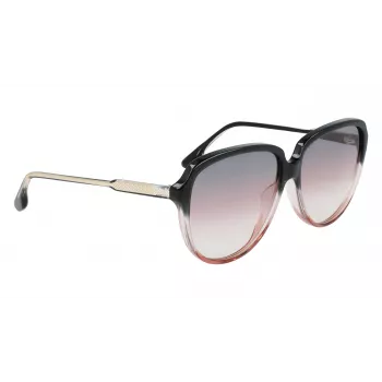 Okulary przeciwsłoneczne Victoria Beckham VB618S-039 damskie, kwadratowe, Havana 60mm
