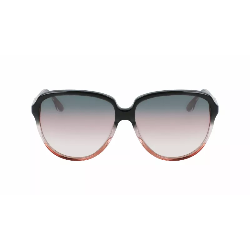 Okulary przeciwsłoneczne Victoria Beckham VB618S-039 damskie, kwadratowe, Havana 60mm