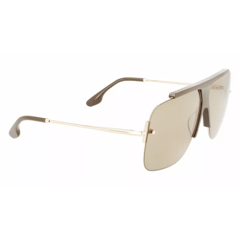 Okulary przeciwsłoneczne Victoria Beckham VB627S-207 Cat Eye dla kobiet, Havana Brown Gradient 64mm