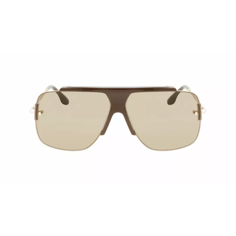 Okulary przeciwsłoneczne Victoria Beckham VB627S-207 Cat Eye dla kobiet, Havana Brown Gradient 64mm