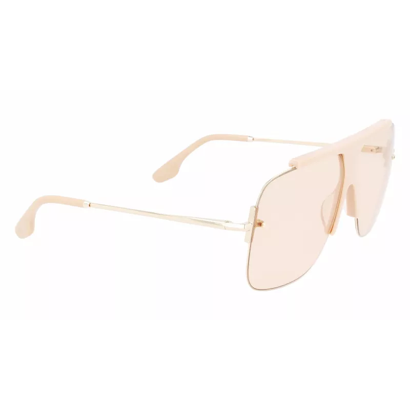 Okulary przeciwsłoneczne Victoria Beckham VB627S-243 damskie motylkowe Brąz Havana 64mm