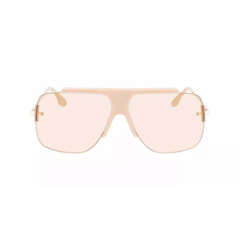Okulary przeciwsłoneczne Victoria Beckham VB627S-243 damskie motylkowe Brąz Havana 64mm