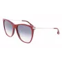 Okulary przeciwsłoneczne Victoria Beckham VB636S-619 dla kobiet, oprawka Havana acetat, brązowe szkła, 58mm