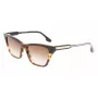Okulary przeciwsłoneczne Victoria Beckham VB638S-005 damskie, kwadratowe, acetatowe - czarna oprawka, soczewki gradientowe szare 55/17/140 mm