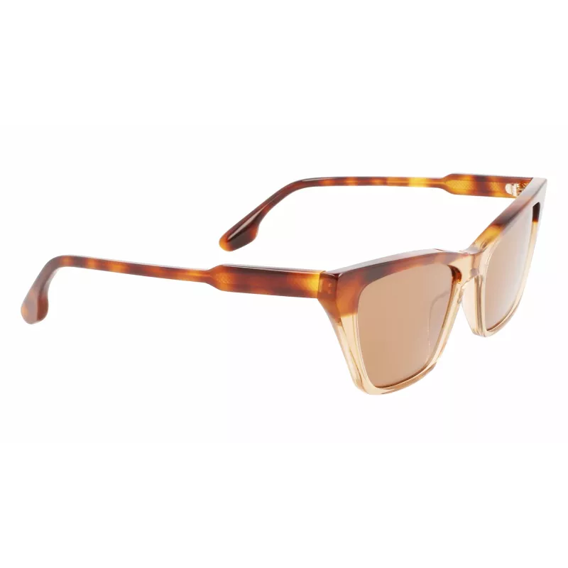 Okulary przeciwsłoneczne Victoria Beckham VB638S-218 dla kobiet Havana Brązowy Gradient 55mm