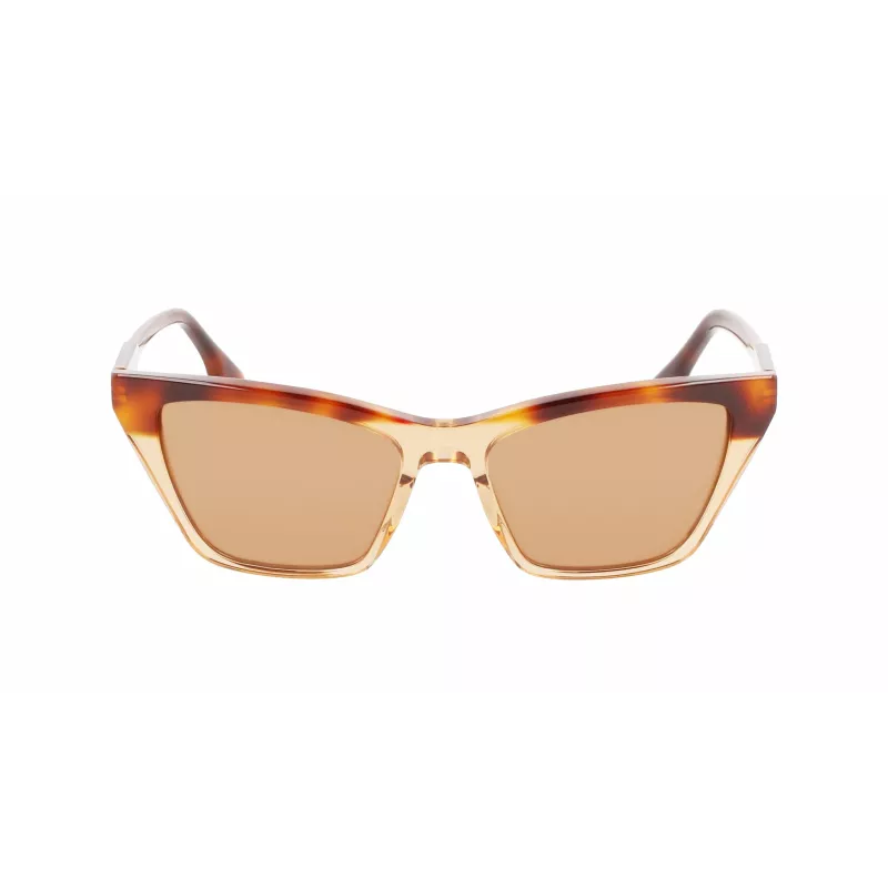 Okulary przeciwsłoneczne Victoria Beckham VB638S-218 dla kobiet Havana Brązowy Gradient 55mm