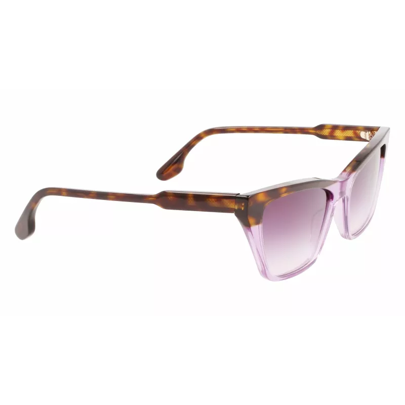Okulary przeciwsłoneczne Victoria Beckham VB638S-223 dla kobiet, Havana Brown Gradient