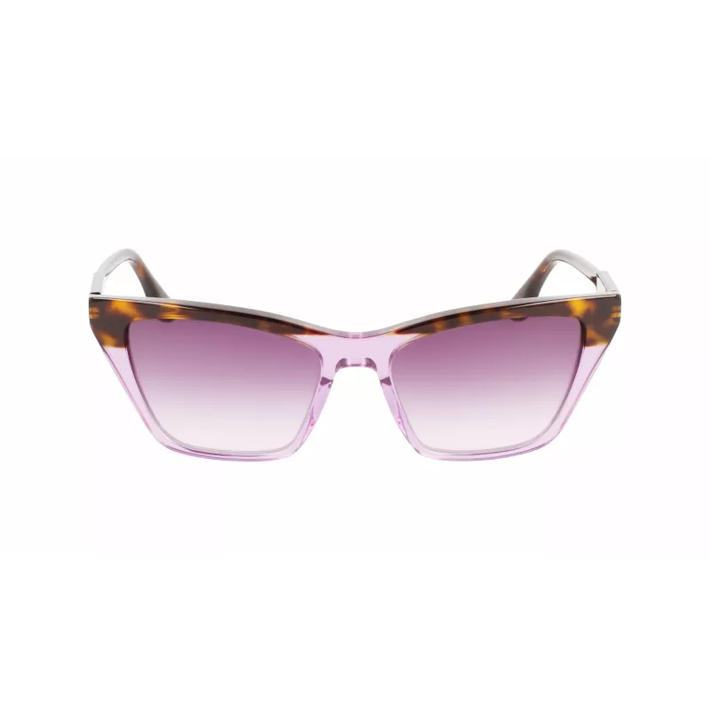 Okulary przeciwsłoneczne Victoria Beckham VB638S-223 dla kobiet, Havana Brown Gradient