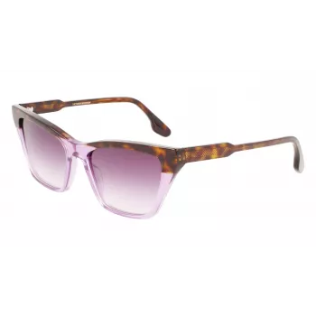 Okulary przeciwsłoneczne Victoria Beckham VB638S-223 dla kobiet, Havana Brown Gradient