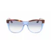 Okulary przeciwsłoneczne Victoria Beckham VB639S-418 dla kobiet – duże kwadratowe oprawki z ciemnoniebieskiego acetatu z soczewkami w odcieniu szarym gradientowym