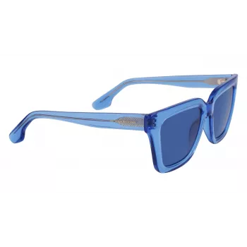 Okulary przeciwsłoneczne damskie Victoria Beckham VB644S-320, oprawka z acetatu w kolorze Dark Havana, soczewki brązowe gradientowe 53mm