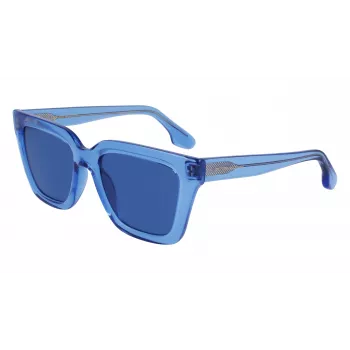 Okulary przeciwsłoneczne damskie Victoria Beckham VB644S-320, oprawka z acetatu w kolorze Dark Havana, soczewki brązowe gradientowe 53mm