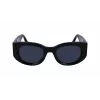 Okulary przeciwsłoneczne damskie Victoria Beckham VB654S5022001 - czarna oprawka, szare szkła, 50 mm