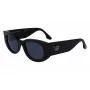 Okulary przeciwsłoneczne damskie Victoria Beckham VB654S5022001 - czarna oprawka, szare szkła, 50 mm