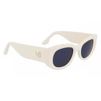 Okulary przeciwsłoneczne damskie Victoria Beckham VB654S5022103 - czarna oprawka acetatowa, szare soczewki poliwęglanowe, 50mm