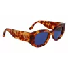 Victoria Beckham VB654S5022222 Damskie okulary przeciwsłoneczne w kształcie kwadratu Czarny/Szary 50mm