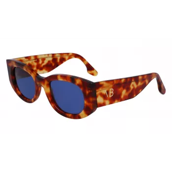 Victoria Beckham VB654S5022222 Damskie okulary przeciwsłoneczne w kształcie kwadratu Czarny/Szary 50mm