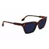 Okulary przeciwsłoneczne Victoria Beckham VB661S-215 damskie, kwadratowe, acetatowe, Havana Brown Gradient 57mm