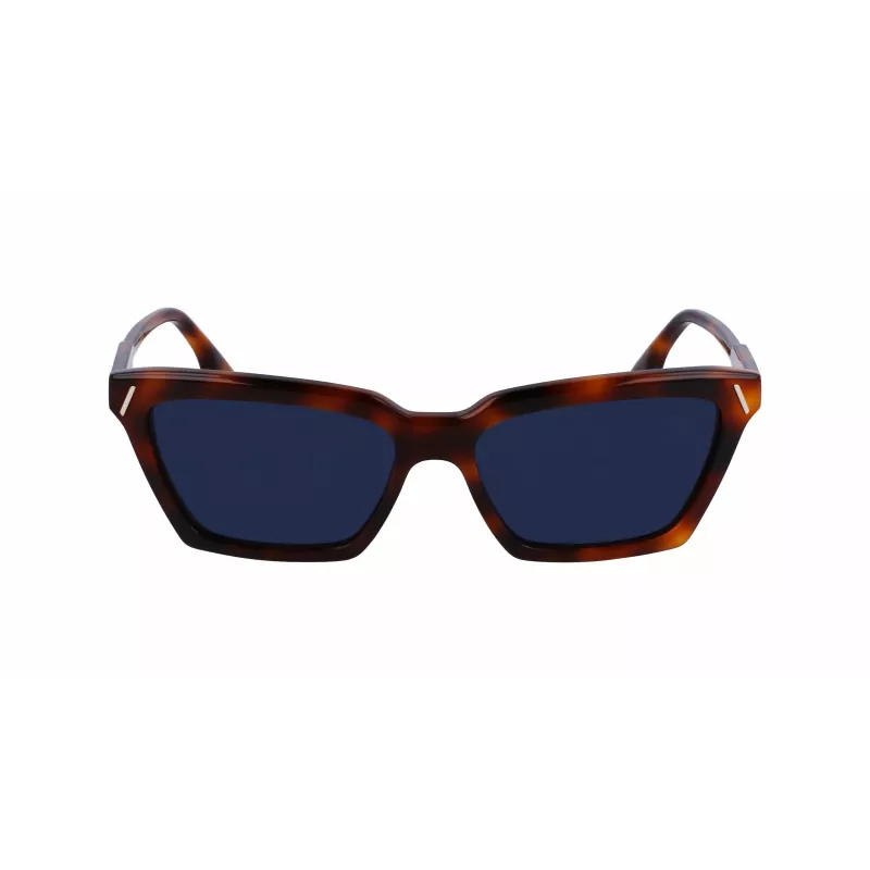 Okulary przeciwsłoneczne Victoria Beckham VB661S-215 damskie, kwadratowe, acetatowe, Havana Brown Gradient 57mm