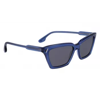Okulary przeciwsłoneczne damskie Victoria Beckham VB661S5716414 - oprawka z acetatu w kolorze havana, soczewki brązowe gradientowe, 57mm