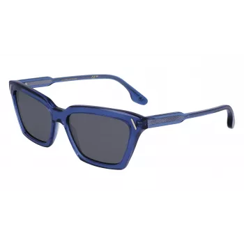 Okulary przeciwsłoneczne damskie Victoria Beckham VB661S5716414 - oprawka z acetatu w kolorze havana, soczewki brązowe gradientowe, 57mm