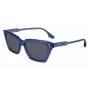 Okulary przeciwsłoneczne damskie Victoria Beckham VB661S5716414 - oprawka z acetatu w kolorze havana, soczewki brązowe gradientowe, 57mm