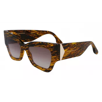 Okulary przeciwsłoneczne Victoria Beckham VB662S5218736 dla kobiet, brąz Havana, 52 mm