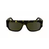 Okulary przeciwsłoneczne Victoria Beckham VB666S Damskie Czarna Oprawa Acetat Kształt Kwadrat Szare Szkła 55mm