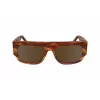 Okulary przeciwsłoneczne Victoria Beckham VB666S5516223 dla kobiet, kwadratowe, oprawka z acetatu w kolorze brązowym havana, soczewki gradientowe brązowe, 55/16/145 mm