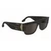 Okulary przeciwsłoneczne Victoria Beckham VB666S5516321 Damskie Oversize Kwadratowe Havana Brązowy Gradient 55mm