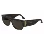 Okulary przeciwsłoneczne Victoria Beckham VB666S5516321 Damskie Oversize Kwadratowe Havana Brązowy Gradient 55mm