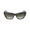 Okulary przeciwsłoneczne Victoria Beckham VB668S5516010 dla kobiet, kwadratowe - czarna oprawka acetatowa, szare soczewki CR-39, 55 mm