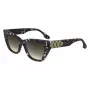 Okulary przeciwsłoneczne Victoria Beckham VB668S5516010 dla kobiet, kwadratowe - czarna oprawka acetatowa, szare soczewki CR-39, 55 mm