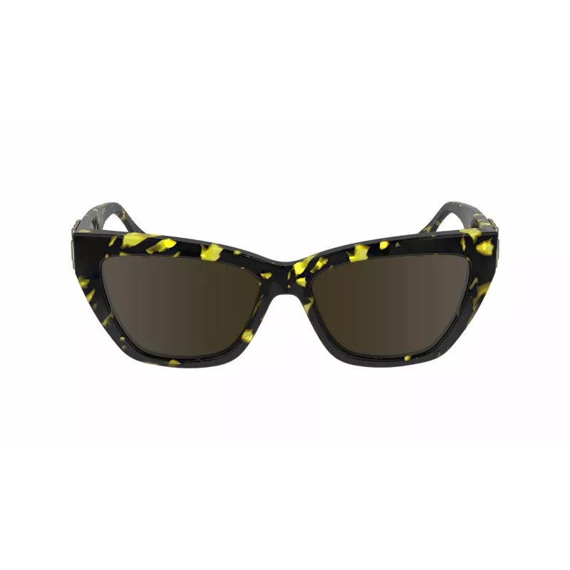Okulary przeciwsłoneczne damskie Victoria Beckham VB668S5516012, kwadratowe, czarny acetat, szare soczewki, 55/16/145 mm