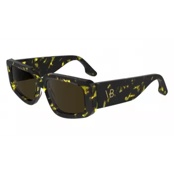 Okulary przeciwsłoneczne damskie Victoria Beckham VB670S5417012 - czarna oprawka acetatowa, szare szkła, 54/17/145 mm