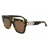 Okulary przeciwsłoneczne damskie Victoria Beckham VB675S5220012, czarna oprawka acetatowa, ciemnoszare soczewki poliwęglanowe, 52 mm