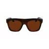 Okulary przeciwsłoneczne Victoria Beckham VB675S5220227 dla kobiet, oversize'owe kwadratowe, ciemny havana, soczewki gradientowe szare, 52 mm