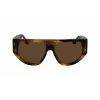 Okulary przeciwsłoneczne damskie Victoria Beckham VB676S - oprawka acetatowa w kolorze Havana Brown z brązowymi soczewkami gradientowymi - 55/14/145 mm