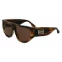Okulary przeciwsłoneczne damskie Victoria Beckham VB676S - oprawka acetatowa w kolorze Havana Brown z brązowymi soczewkami gradientowymi - 55/14/145 mm