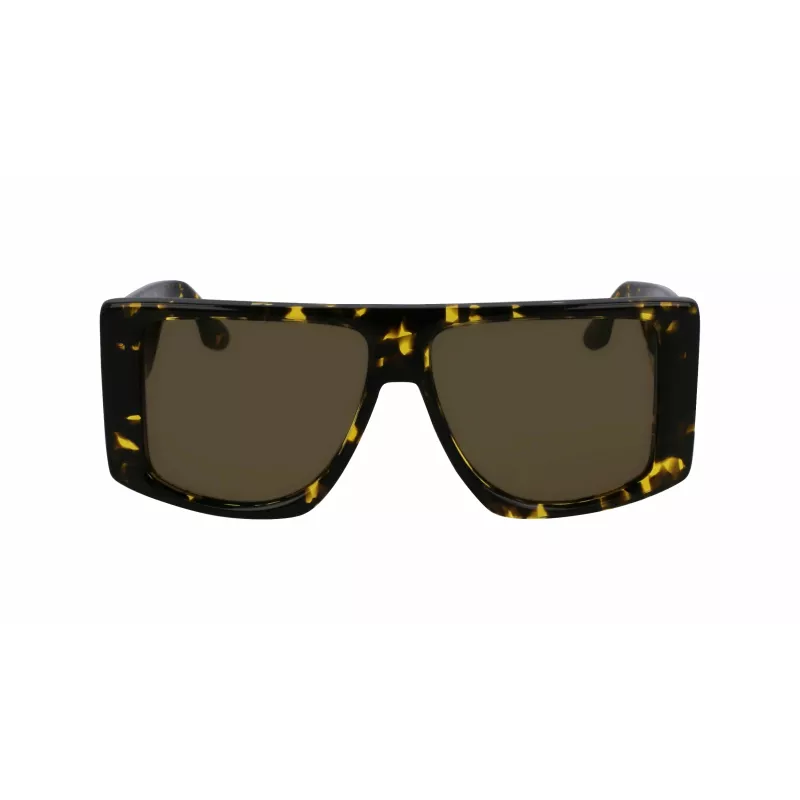 Okulary przeciwsłoneczne Victoria Beckham VB678S5713012 dla kobiet - czarna oprawka, soczewki gradientowe ciemnoszare - 57/13/145 mm