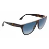 Victoria Beckham VB682S6113234 Damskie Przesadzone Kwadratowe Okulary Przeciwsłoneczne Havana Brązowy Gradient