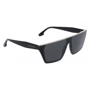 Okulary przeciwsłoneczne damskie Victoria Beckham VB683S5812001 - czarna oprawka acetatowa, szare szkła, 58mm