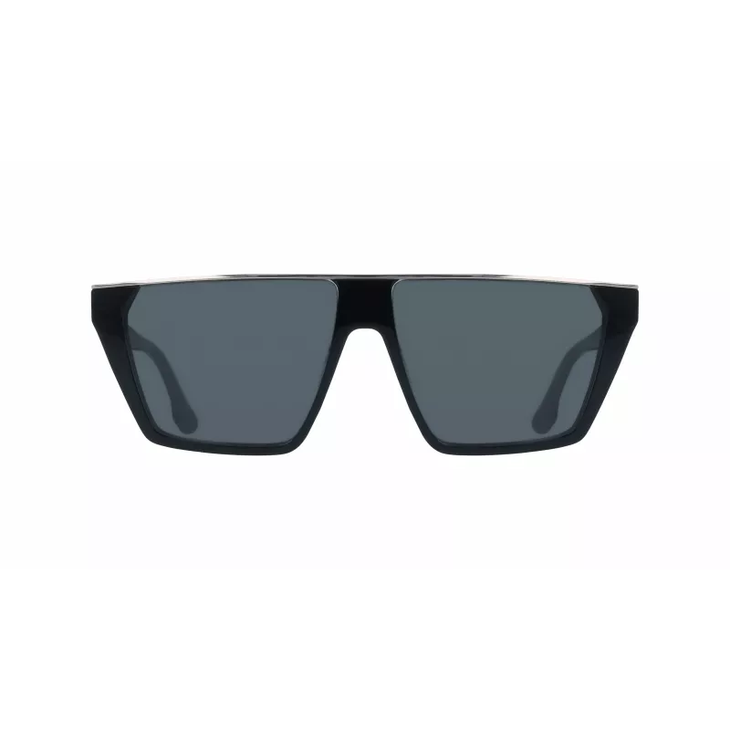 Okulary przeciwsłoneczne damskie Victoria Beckham VB683S5812001 - czarna oprawka acetatowa, szare szkła, 58mm