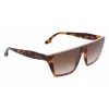 Okulary przeciwsłoneczne damskie Victoria Beckham VB683S5812215 - Czarny/Szary - 58/12/145 mm