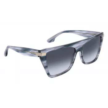 Okulary przeciwsłoneczne Victoria Beckham VB684S 5715035 damskie, kwadratowe, Havana brązowy gradient 57mm
