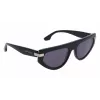 Okulary przeciwsłoneczne Victoria Beckham VB685S 5618001 dla kobiet, czarne, szare, geometryczne, acetat, UV400